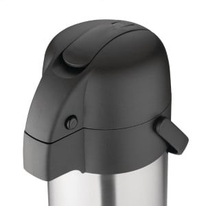 Double Wall Lever Jug in Stainless Steel-4L - Olympia