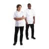 Keittiöpaita Chicago unisex lyhythihainen valkoinen koko L - Whites Chefs Clothing - Fourniresto