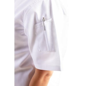 Köksjacka Chicago unisex kortärmad vit storlek S - Whites Chefs Clothing - Fourniresto