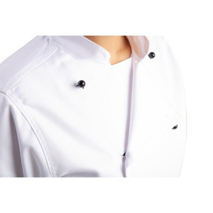 Kockrock Chicago unisex kortärmad vit storlek XL - Whites Chefs Clothing - Fourniresto