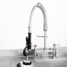 Stainless Steel Double Spray Tap - Vogue