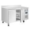 Refrigerated Table with 2 Doors and Backsplash - 282 L - Polar - Fourniresto