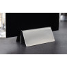 Triangular Stainless Steel Menu Holder - Olympia - Fourniresto