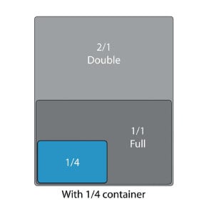 Tättslutande lock GN 1/4 i polypropylen - Cambro - Fourniresto