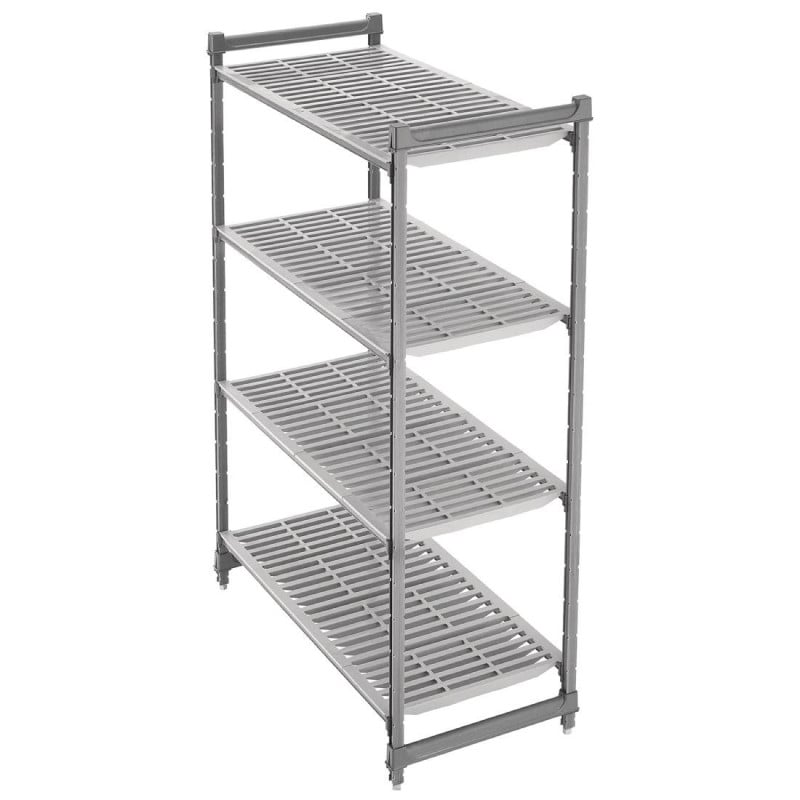 Yksikkö, jossa on 4 avohyllyä - L 1220 x S 610 mm - Cambro