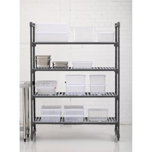 Yksikkö, jossa on 4 avohyllyä - L 1375 x S 610 mm - Cambro