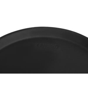 Round Non-Slip Fiberglass Service Tray Camtread Black Ø 355mm - Cambro - Fourniresto