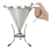 Stainless Steel Automatic Piston Funnel 1.5L - De Buyer - Fourniresto