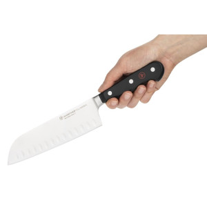 Kniv Santoku i kolstål - 170mm - Wüsthof