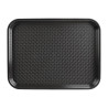 Black Plastic Fast Food Tray - Olympia KRISTALLON - Fourniresto