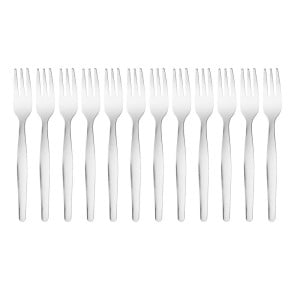 Stainless Steel Cake Fork - Set of 12 - Olympia