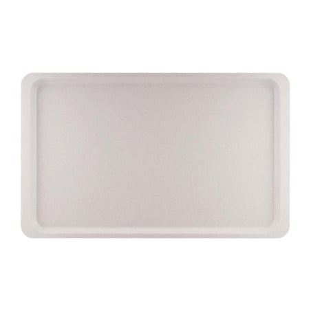 Polyester service tray GN1/1 530x325mm Speckled Grey - Roltex - Fourniresto