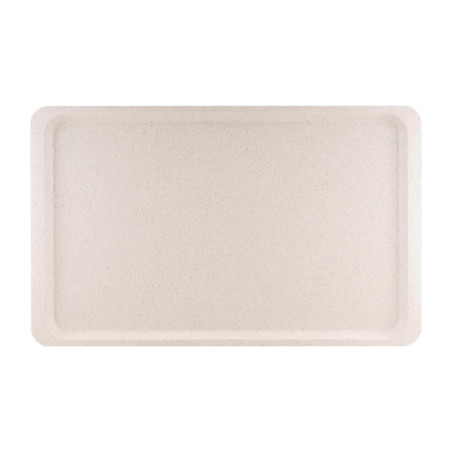 Polyester GN1/1 530x325mm Gray Service Tray - Roltex - Fourniresto