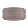 Plateau de Service Wave 43x23cm Bois Gris Veiné - Roltex - Fourniresto