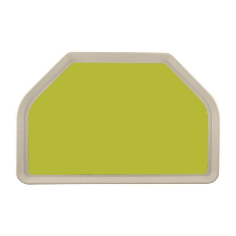 Tray in Trapezoid Polyester GN 500x325mm Green - Roltex - Fourniresto