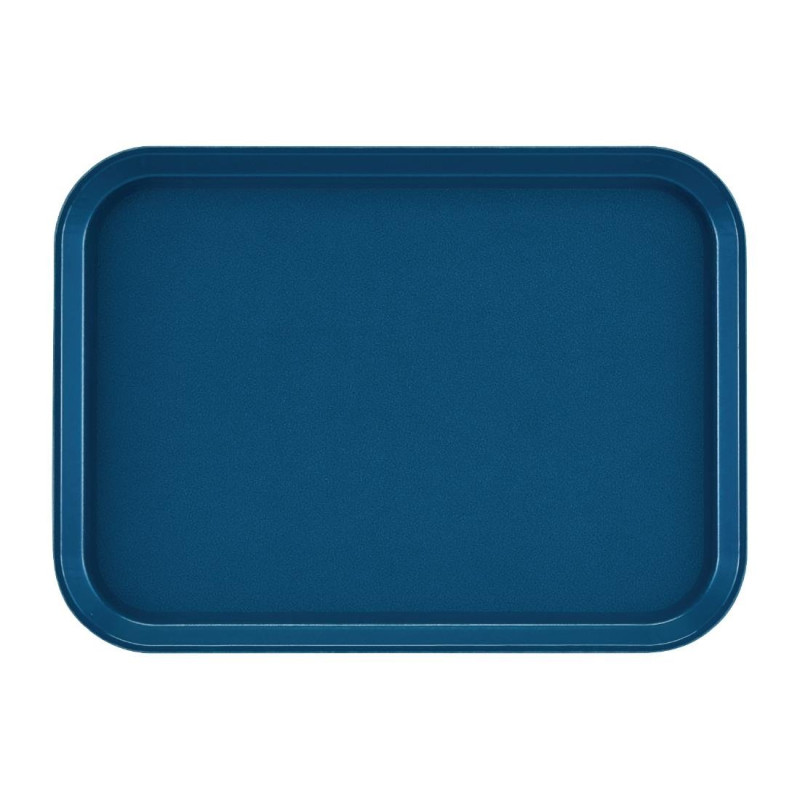 Plateau Rectangulaire Antidérapant en Fibre de Verre EpicTread Bleu 350mm - Cambro - Fourniresto