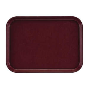 Rektangulär halkfri glasfiberbricka EpicTread Bordeaux 350mm - Cambro - Fourniresto