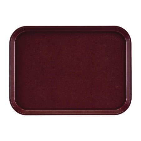 Rektangulär halkfri glasfiberbricka EpicTread Bordeaux 350mm - Cambro - Fourniresto