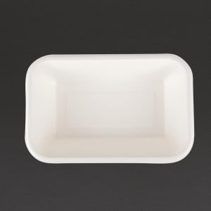 Compostable Bagasse Trays - L 215 mm - Pack of 50 - Fiesta Green