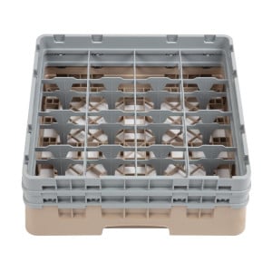 Glasställ 16 fack Camrack Beige - L 500 x B 500 mm - Cambro