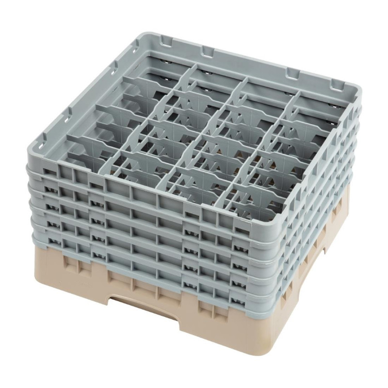 Glasställ 16 fack Camrack Beige-L 500 x D 500mm - Cambro