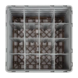 Glass Rack 16 Compartments Camrack Beige-L 500 x W 500mm - Cambro