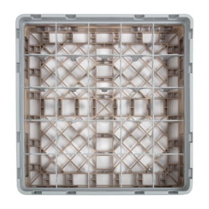 Lasikaappi 25 lokeroa Camrack Beige - L 500 x S 500 mm - Cambro