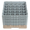 Lasikaappi 25 lokeroa Camrack beige - L 500 x L 500mm - Cambro