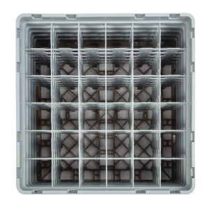 Glasställ med 36 fack Camrack Beige - L 500 x B 500 mm - Cambro