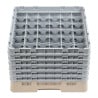 Lasihylly 36 osastolla Camrack Beige 500 x 500 mm - Cambro