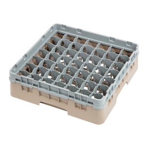 Glasställ med 49 fack Camrack Beige - L 500 x B 500 mm - Cambro