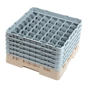 Glasställ 49 fack Camrack Beige-L 500 x D 500mm - Cambro - Fourniresto