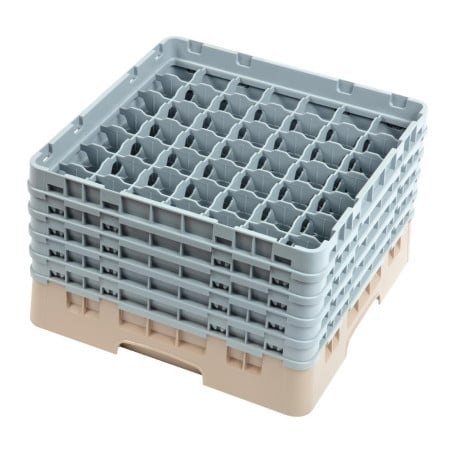 Lasikaappi 49 lokeroa Camrack Beige-L 500 x S 500mm - Cambro - Fourniresto