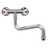 Mixer tap Bitrou Heavy Model 3/4" Wall Mount Low Neck - L 200mm - FourniResto