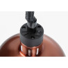 Retractable Dome Steel-Copper Heating Lamp - Buffalo