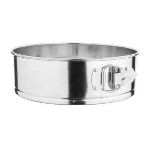 Pyöreä irtopohjavuoka valkoista peltiä - Ø 220mm - Vogue