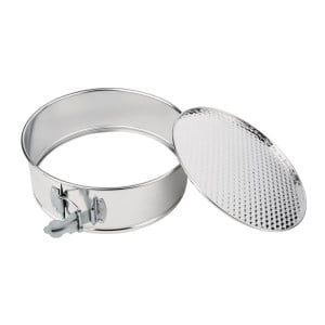 Pyöreä irtopohjavuoka valkoista peltiä - Ø 220mm - Vogue