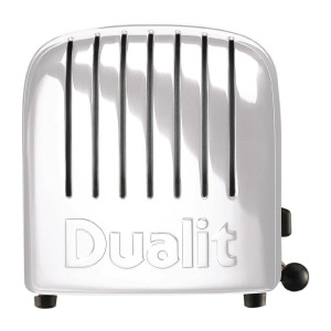 Grille-Pain 4 Tranches Blanc - 130 Tranches /h - Dualit