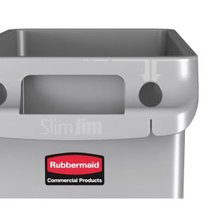 Plastinsamlare Slim Jim - 60L - Rubbermaid