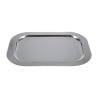 Rectangular Stainless Steel Tray with Transparent Lid - APS - Fourniresto