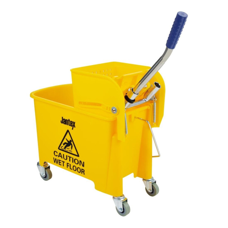 Yellow Wringer Bucket - 20 L - Jantex - Fourniresto