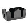 Bar Display Stand 3 Compartments Black - Olympia KRISTALLON - Fourniresto