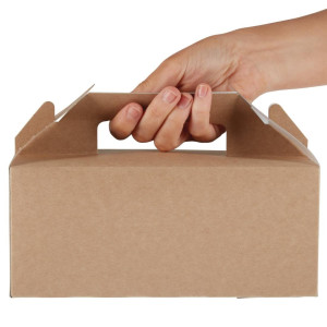 Small Recyclable Kraft Takeaway Boxes - Pack of 125 - Colpac