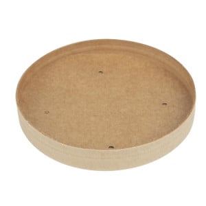 Kannet mikroaaltouuninkestäville kierrätettäville Kraft-keittoastioille 225 ml ja 350 ml - 500 kpl - Colpac