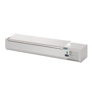 Saladbar att placera med lock Serie G - 7 x GN 1/4 - Polar