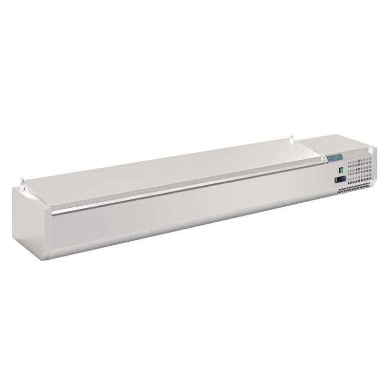 Salladsbar att placera med lock Serie G - 10 x GN 1/4 - Polar