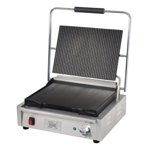 Grand Grill De Contact Simple Rainuré et Lisse - Buffalo
