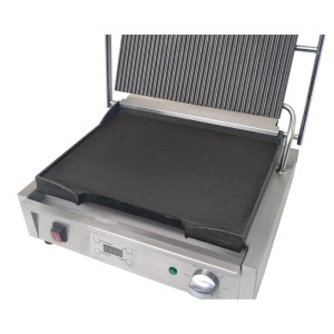 Grand Grill De Contact Simple Rainuré et Lisse - Buffalo
