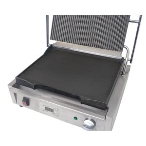 Large Simple Grooved and Smooth Contact Grill - Buffalo