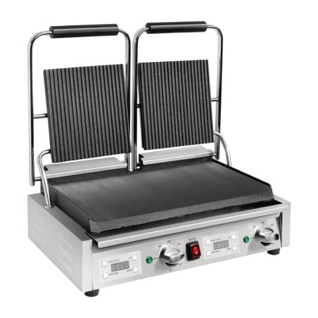 Kontaktgrill Dubbelräfflad/Slät-230V - Buffalo